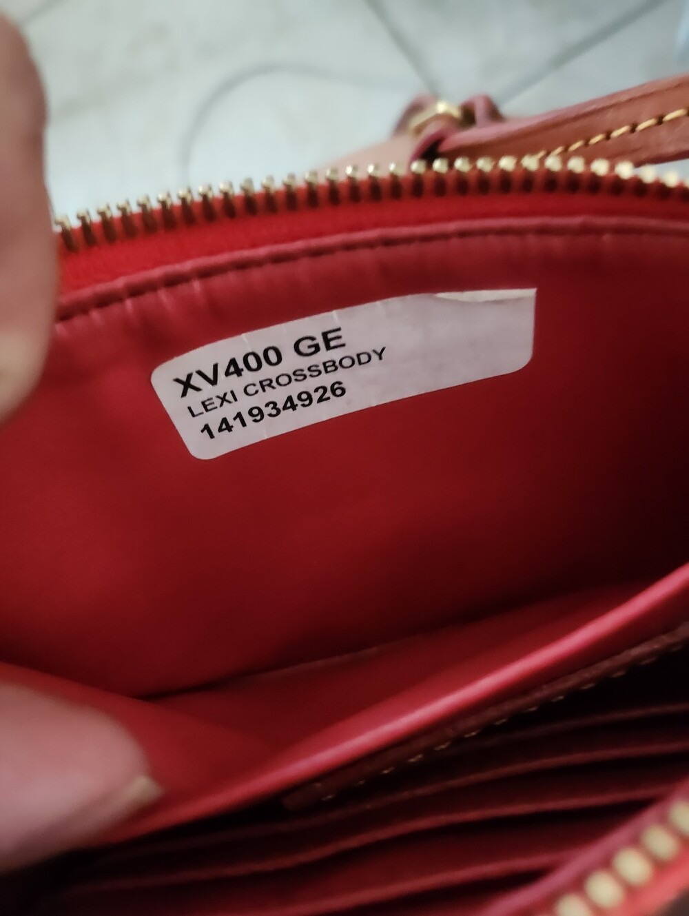 Dooney & Bourke pebbled leather Lexi crossbody bag - Picture 5 of 6